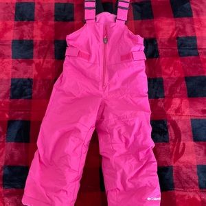 Columbia 3T toddler pink snowsuit